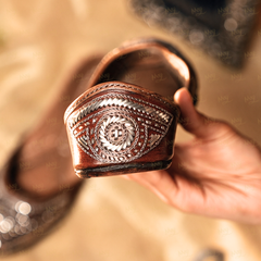Noor Rosette Mukaish Work Jutti