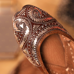 Chandini Mukaish Work Jutti