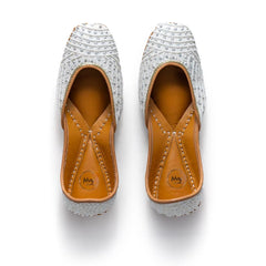 Eclat White Pearl Jutti