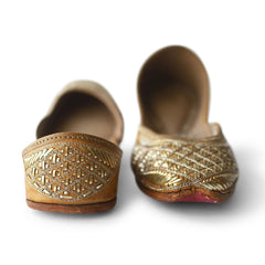 Kosh - Mukaish Work Abstract Pattern Jutti