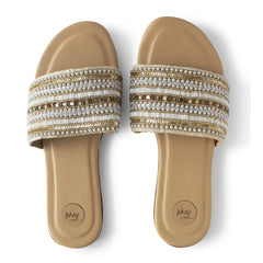 Golden Stories Embroidered Sliders