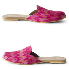 Ikat Patola Pink Mule