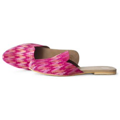 Ikat Patola Pink Mule