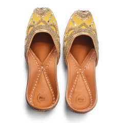 Jhilmil - Bright Yellow Jutti