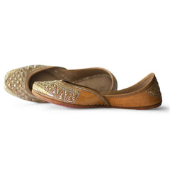 Kosh - Mukaish Work Abstract Pattern Jutti