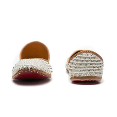 Eclat White Pearl Jutti