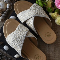 Boho Chic White Slider