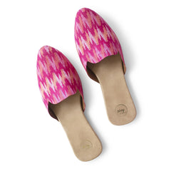 Ikat Patola Pink Mule