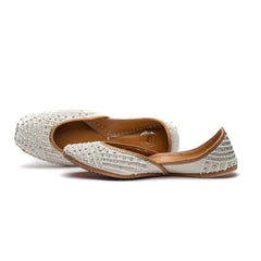 Eclat White Pearl Jutti