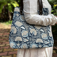 Blue & White Everyday Tote Bag