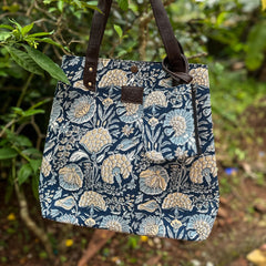 Blue & White Everyday Tote Bag