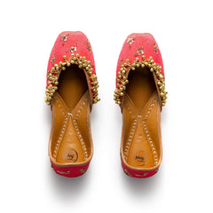 Naaz Rose Pink Jutti