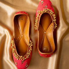 Naaz Rose Pink Jutti