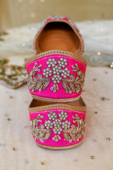 Gulroz - Hot Pink Jutti