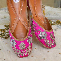 Gulroz - Hot Pink Jutti