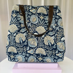 Blue & White Everyday Tote Bag