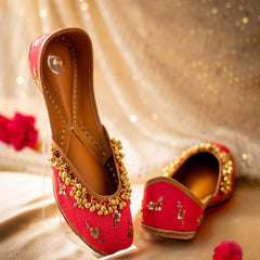 Naaz Rose Pink Jutti