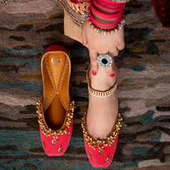 Naaz Rose Pink Jutti