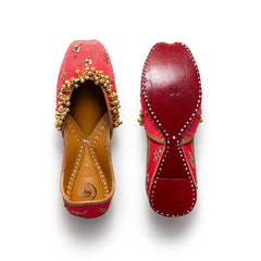 Naaz Rose Pink Jutti