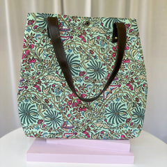 Floral Rush Pink & Green Everyday Tote Bag